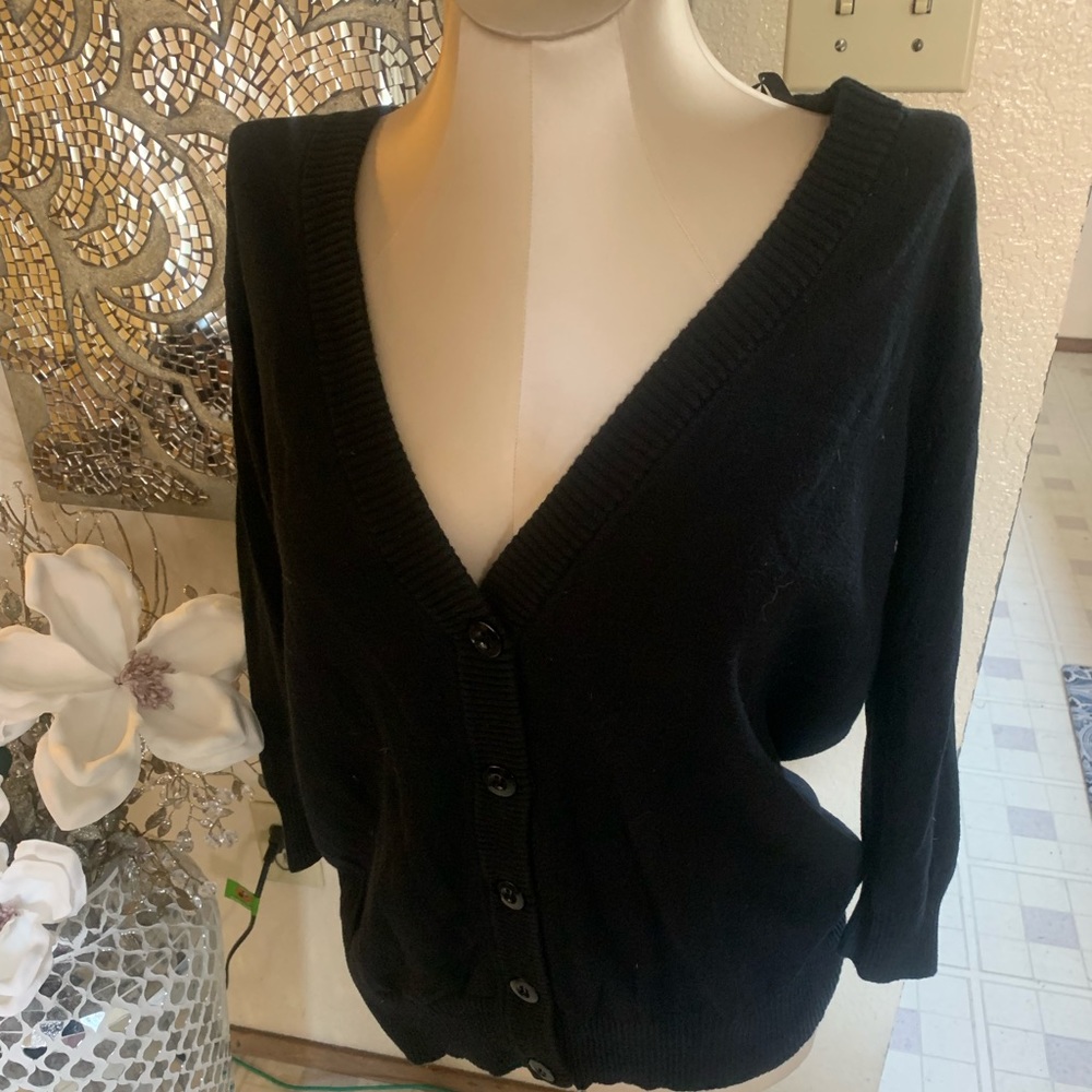 1 HOUR Torrid black cardigan sweater plus 18/20
